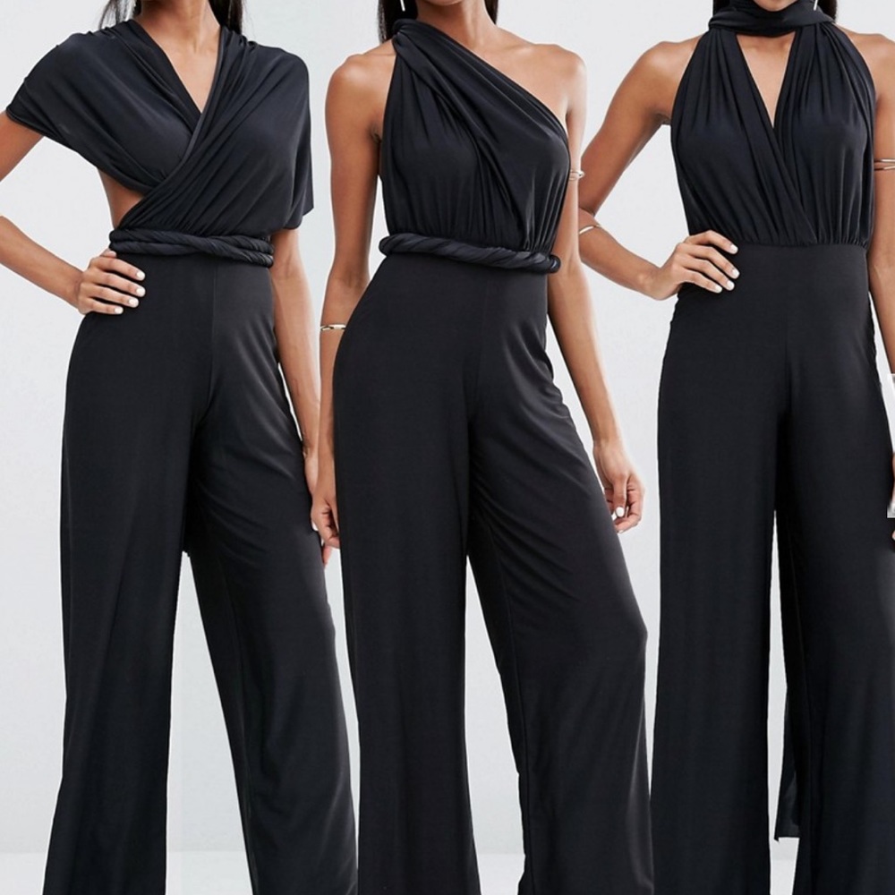 Black Multi Way Jumpsuit Black